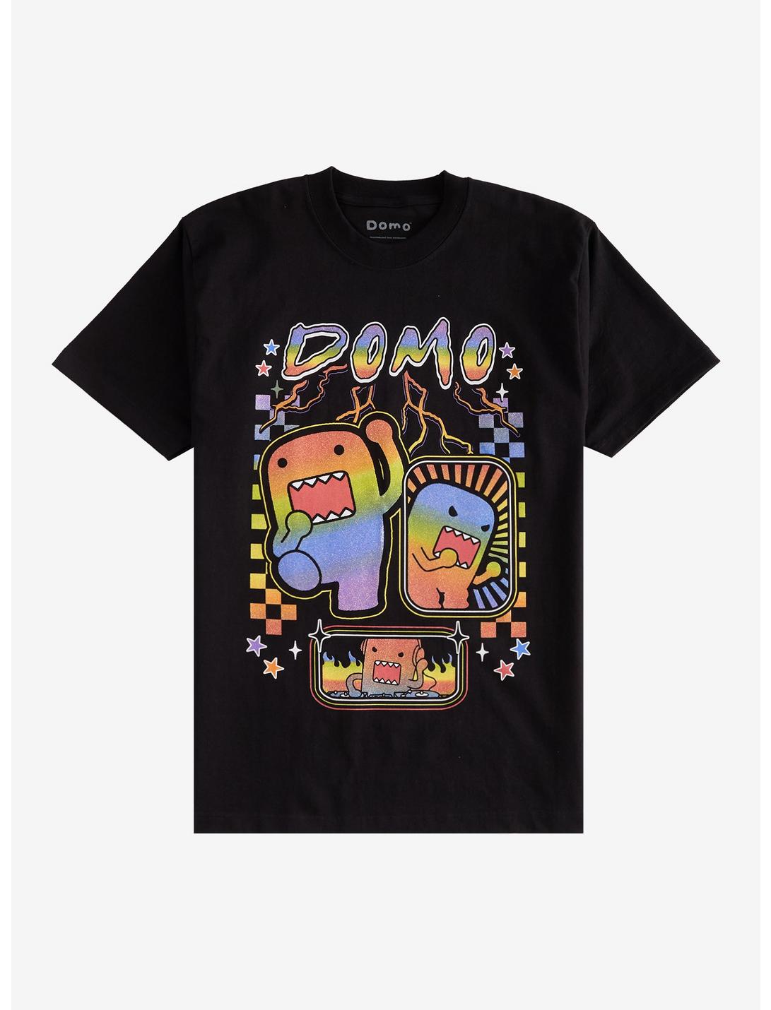 Domo Rainbow Glitter Portraits T-Shirt