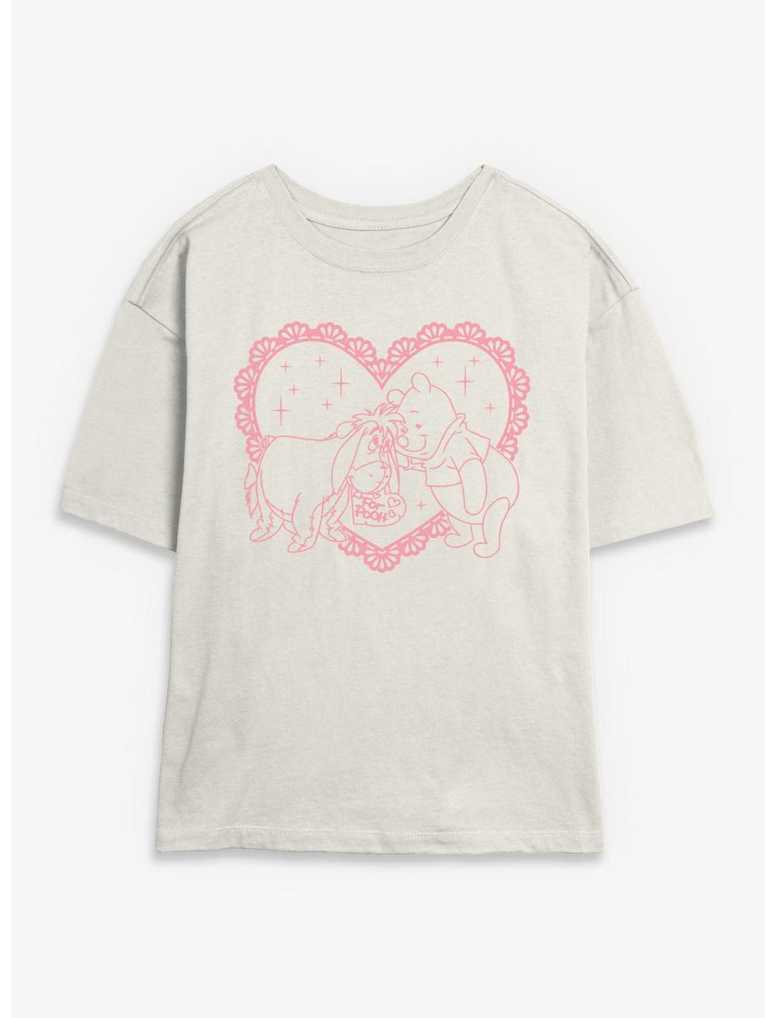 Disney Winnie The Pooh Eeyore Heart For Pooh Girls Skimmer T-Shirt