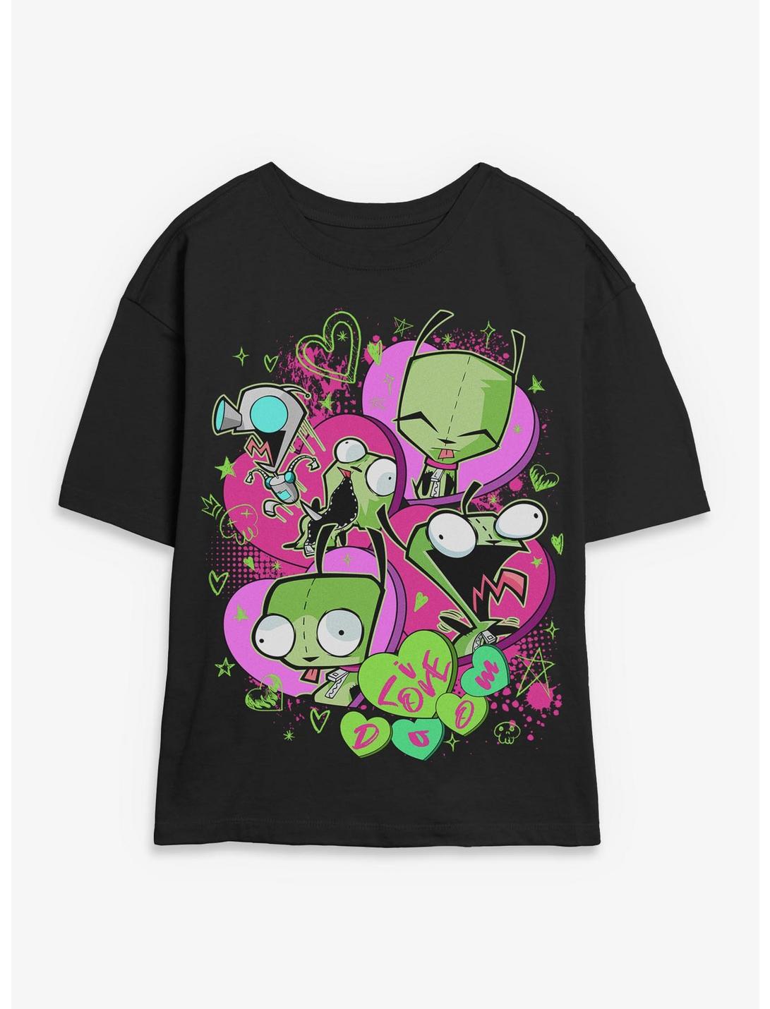 Invader ZIM I Love Doom Gir Girls Skimmer T-Shirt