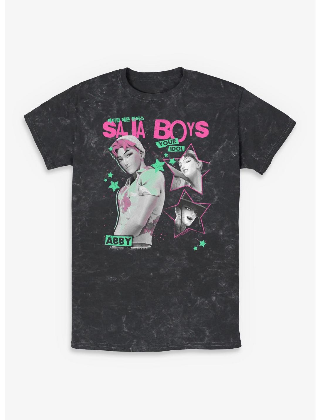 KPop Demon Hunters Abby Your Idol Mineral Wash T-Shirt