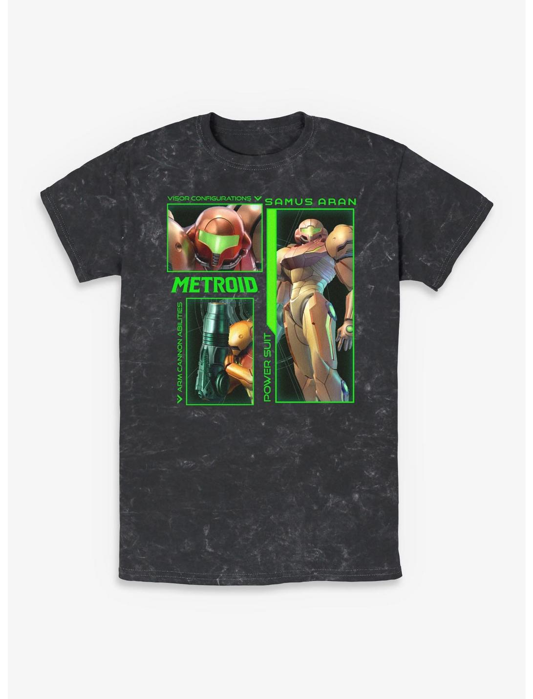 Nintendo Metroid Samus Mineral Wash T-Shirt