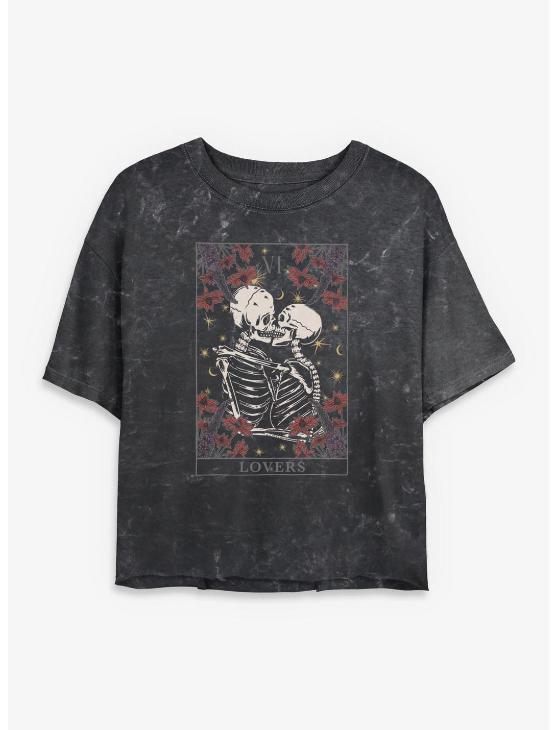 Lovers Girls Mineral Wash Crop T-Shirt
