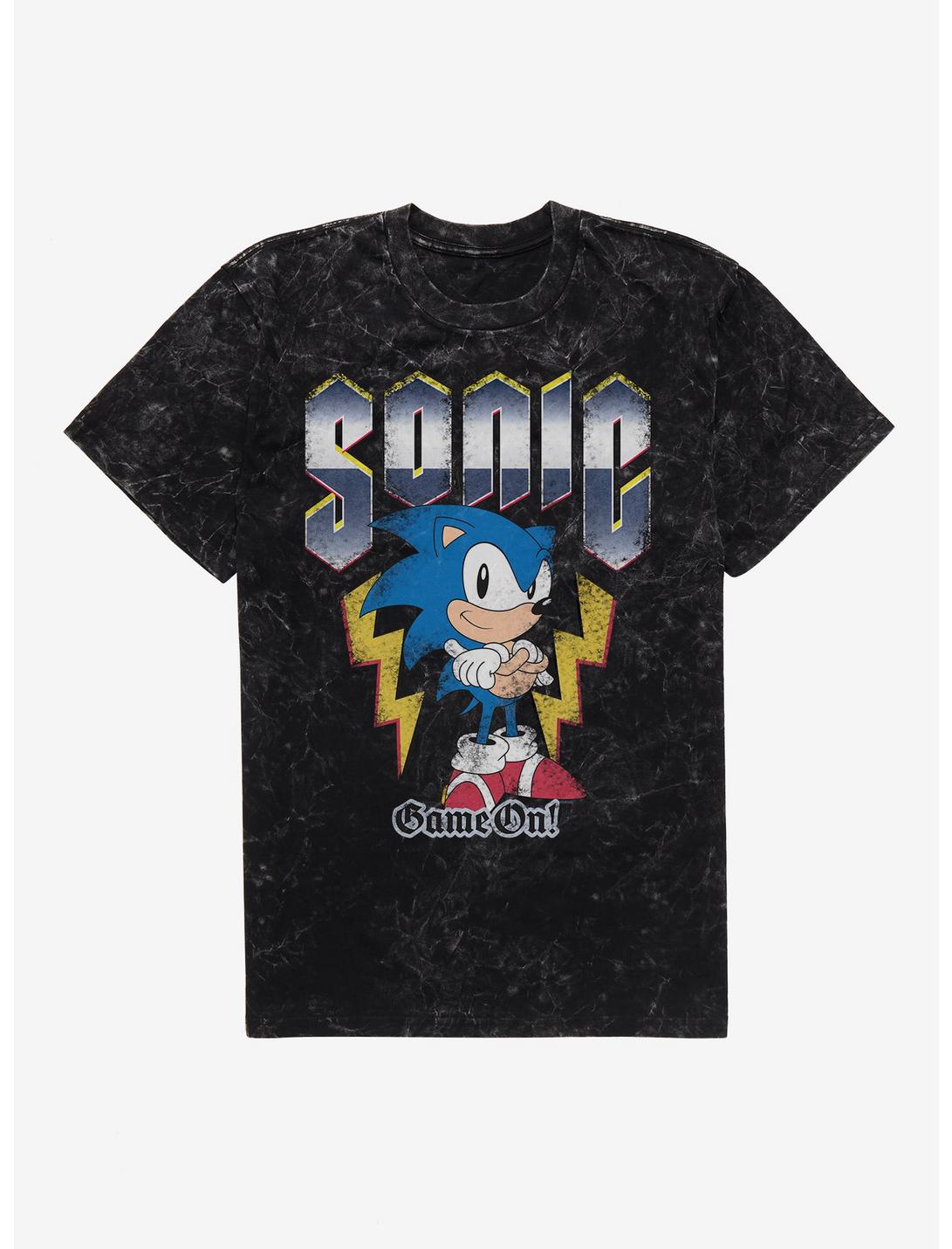 Sonic The Hedgehog Game On Mineral Wash T-Shirt
