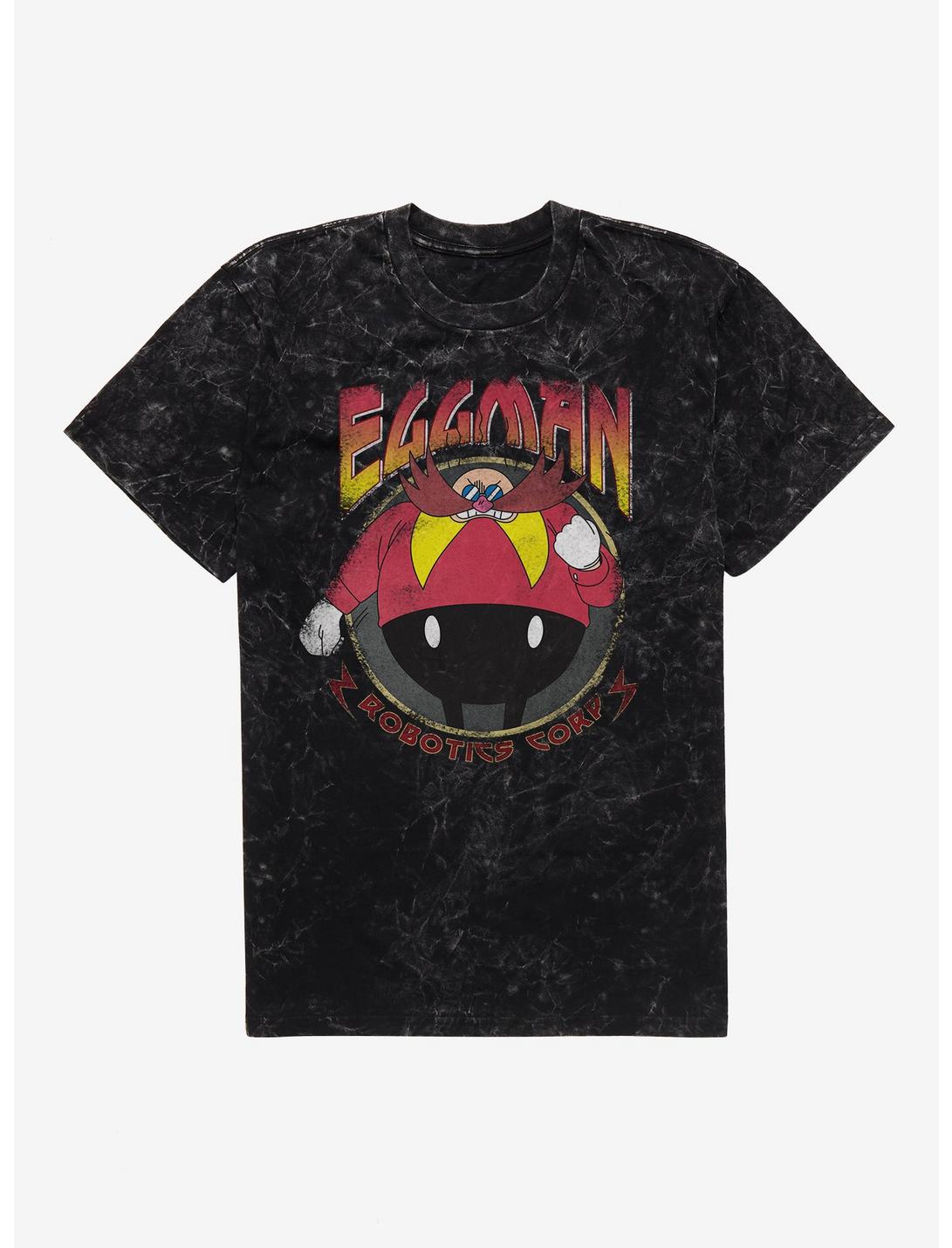 Sonic The Hedgehog Eggman Robotics Corp Mineral Wash T-Shirt