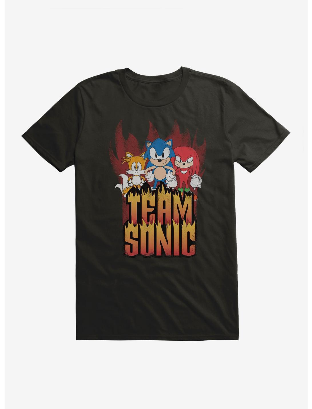 T-Shirt Sonic The Hedgehog Hedgy Metal Team Sonic