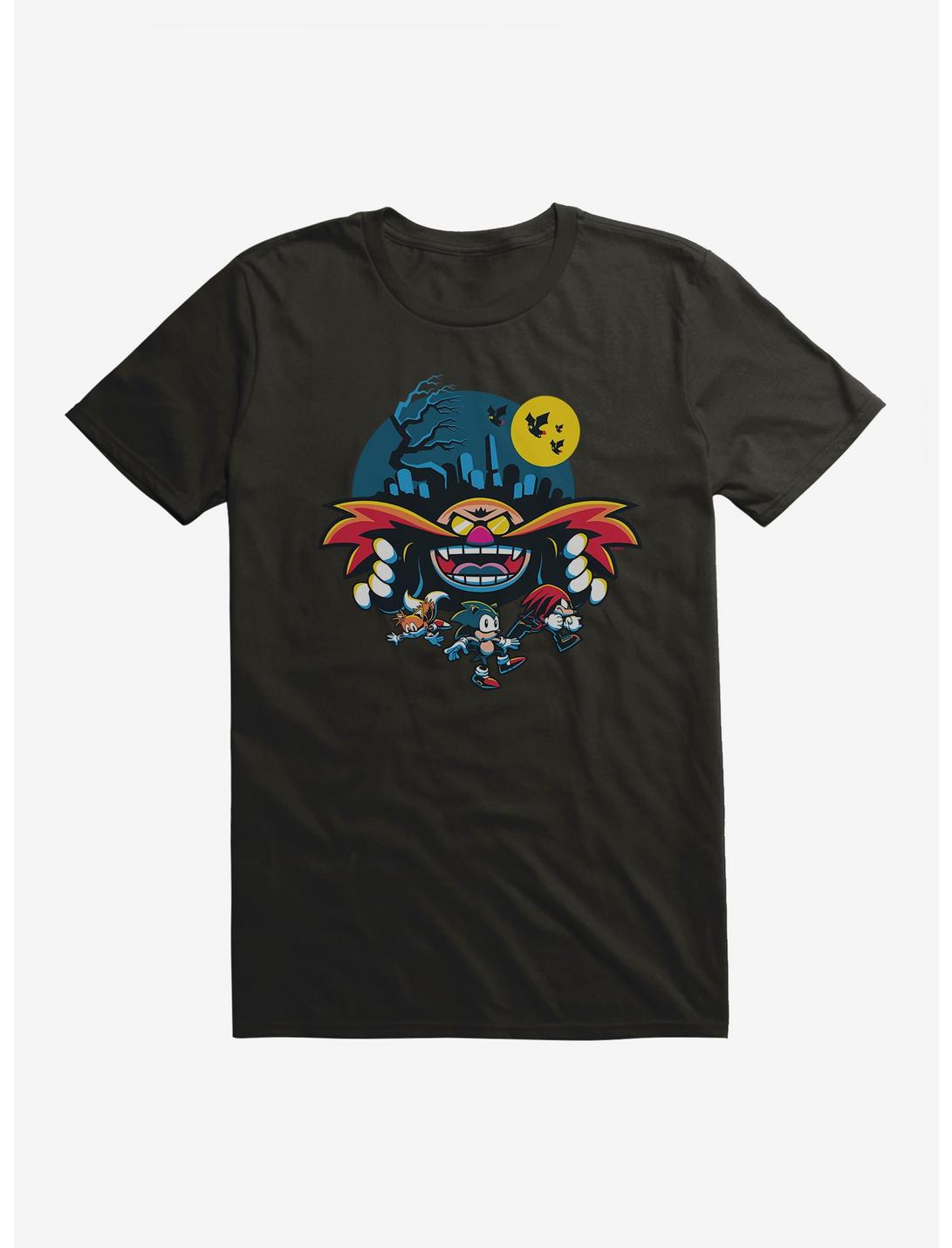 Sonic The Hedgehog Eggman Spooky Scary Halloween T-Shirt