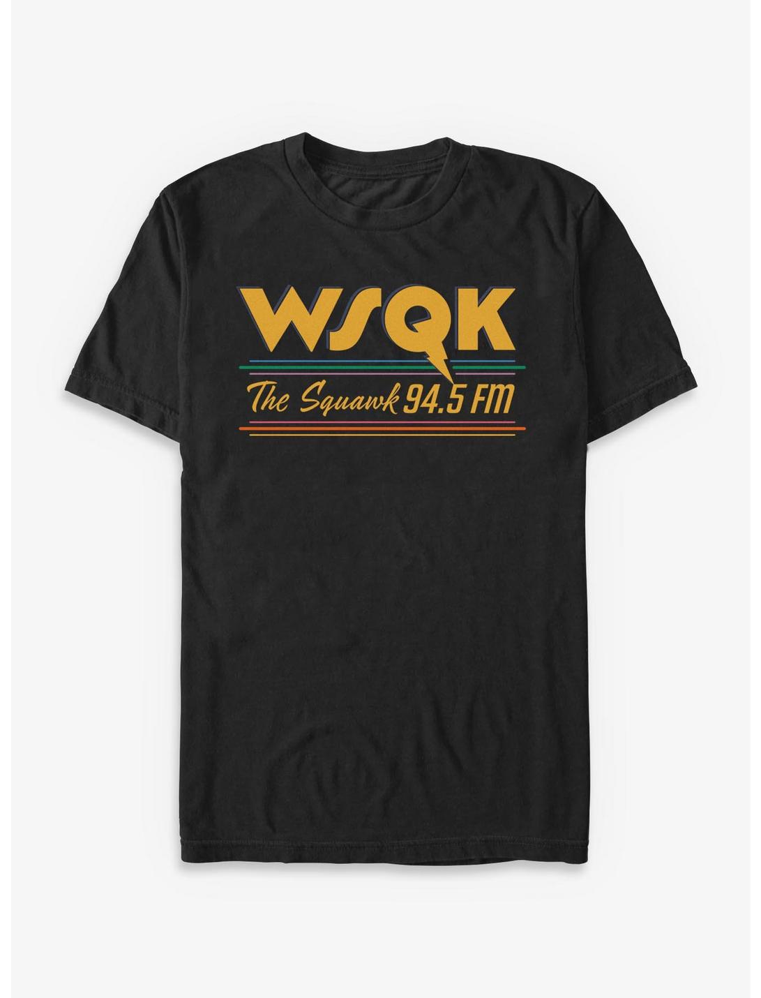 T-shirt Stranger Things Radio WSQK The Squawk