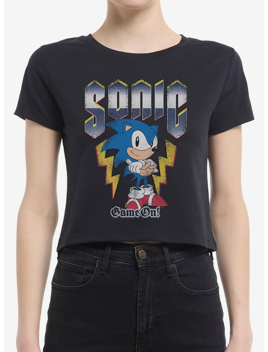 Sonic The Hedgehog Game On Girls Baby T-Shirt
