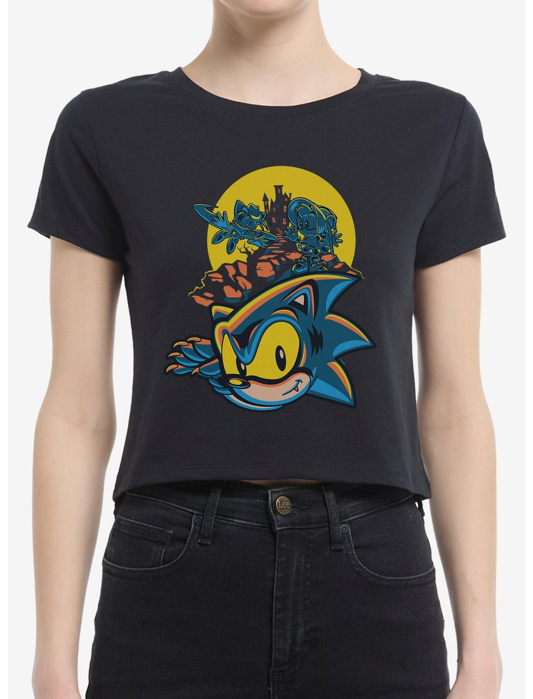 Sonic The Hedgehog Spooky Scary Halloween Girls Baby T-Shirt
