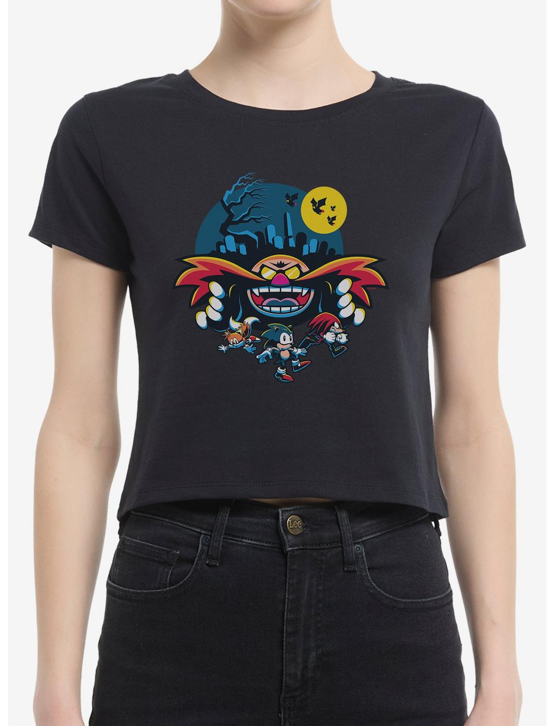 Sonic The Hedgehog Eggman Spooky Scary Halloween Girls Baby T-Shirt