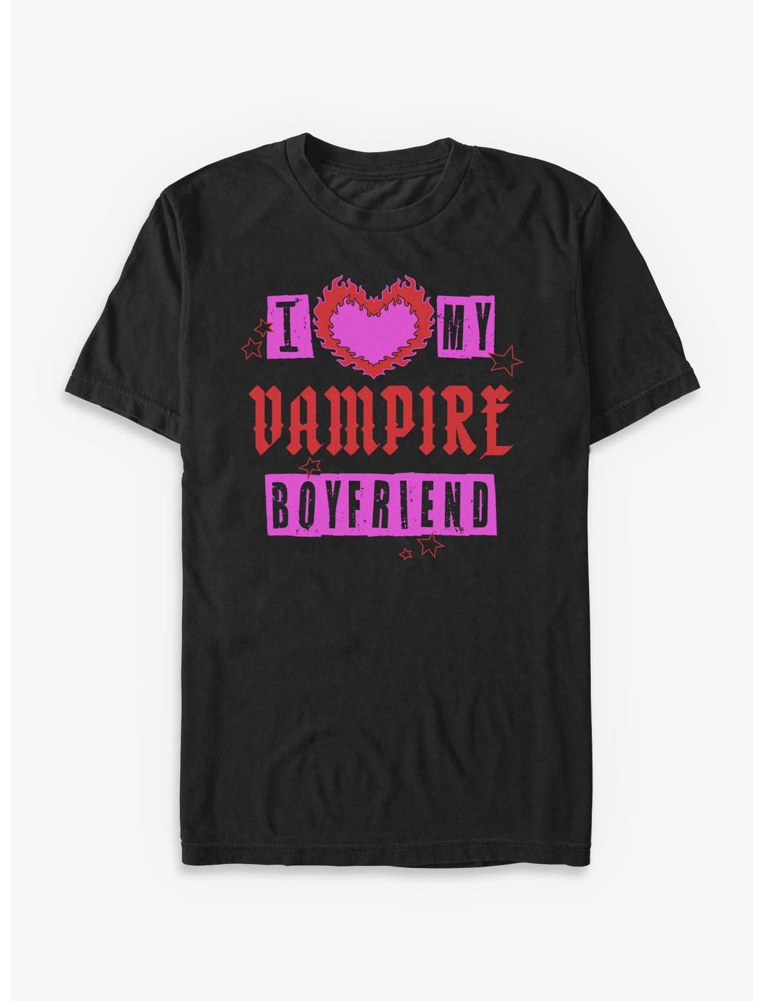 T-shirt J'aime mon petit ami vampire