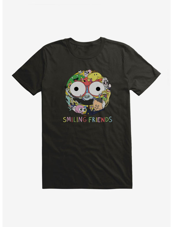 Smiling Friends Smiley Collage Extra Soft T-Shirt