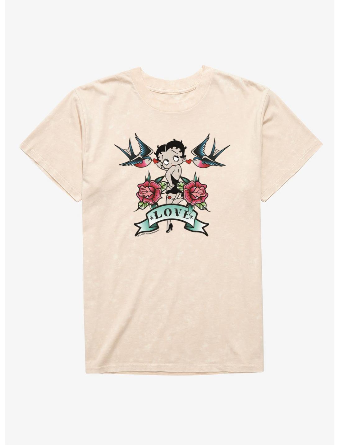 Betty Boop Valentine's Love Tattoo T-Shirt