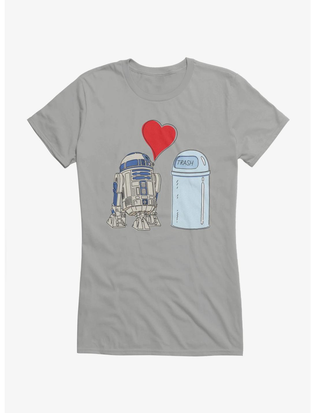 Star Wars Valentine's R2-D2 In Love Girls T-Shirt
