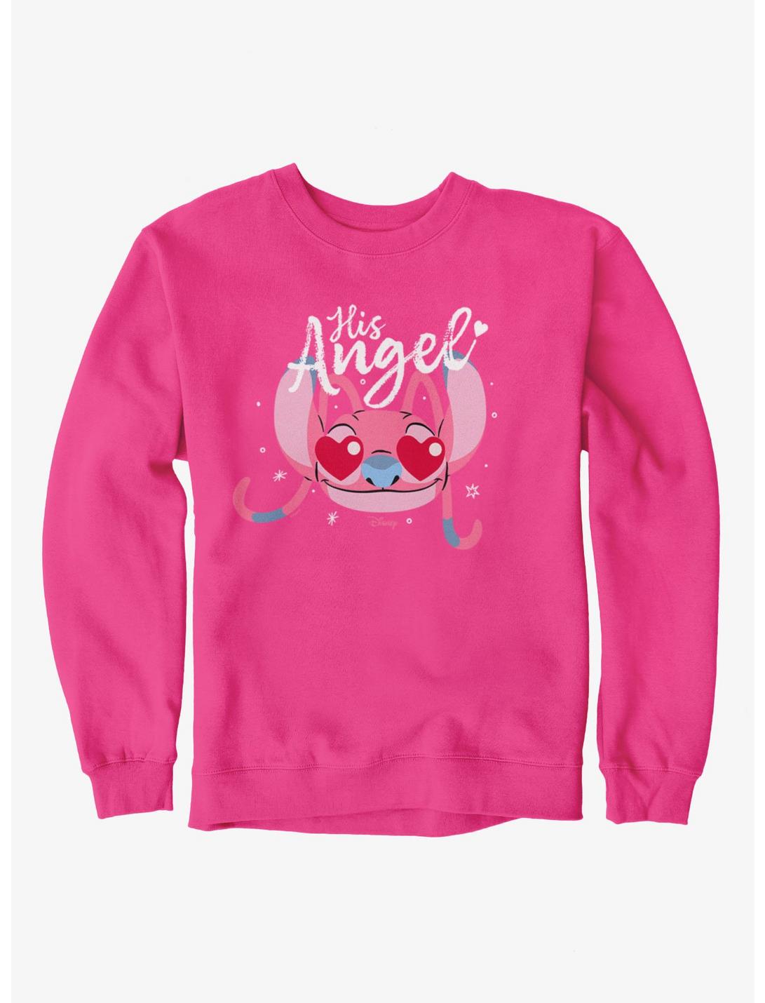 Sweat-shirt pour la Saint-Valentin Disney Lilo & Stitch His Angel