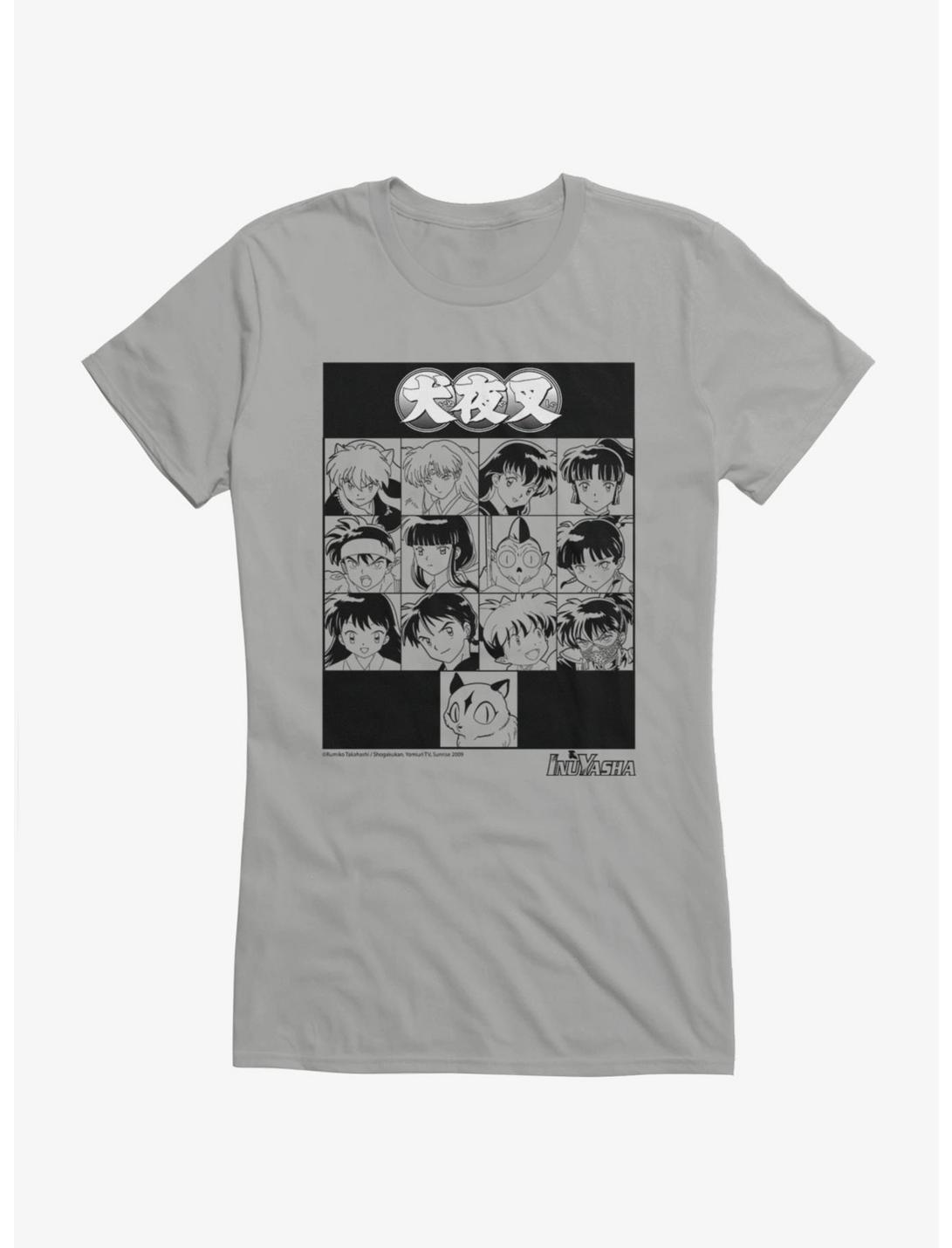 InuYasha Character Squares Girls T-Shirt