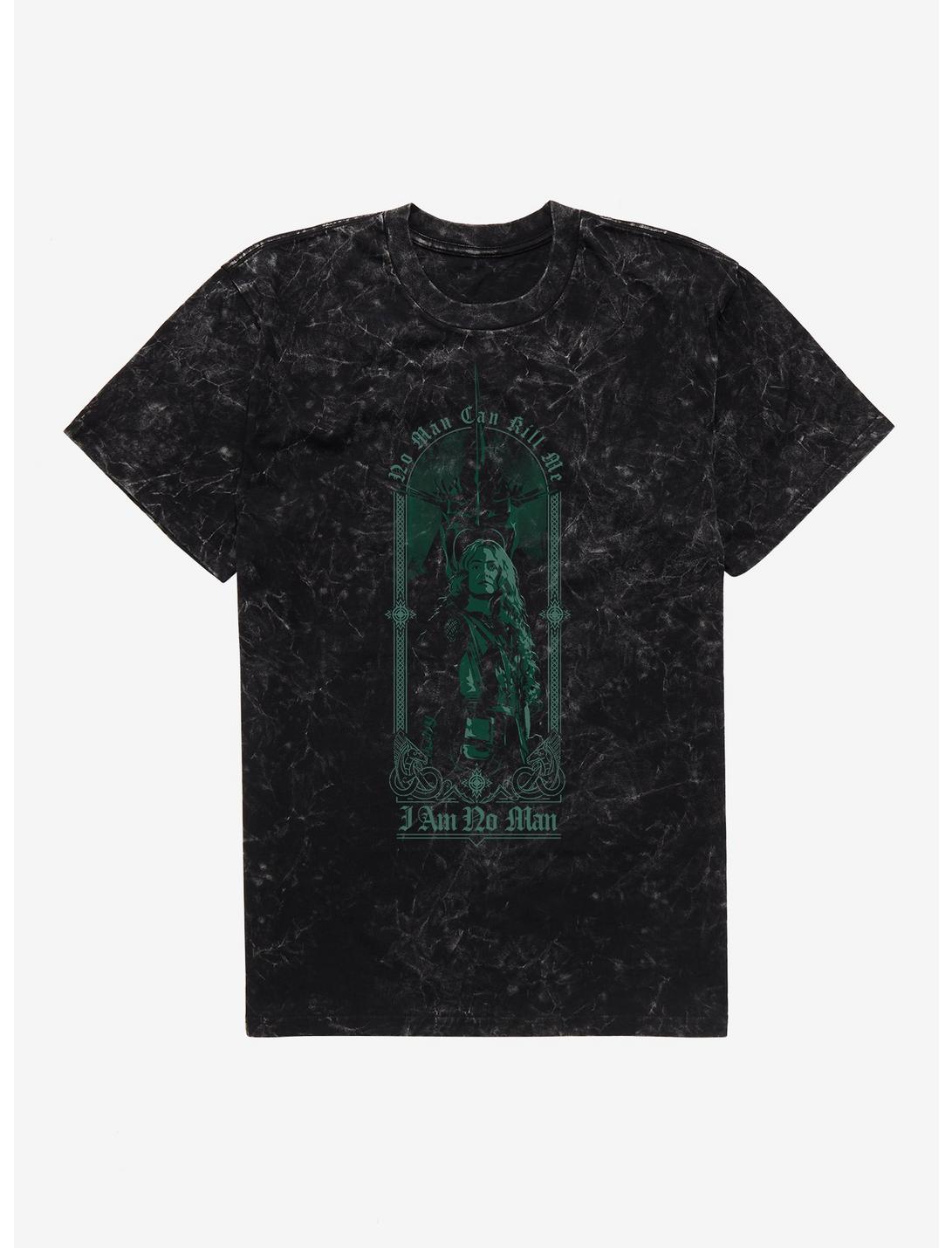 The Lord Of The Rings No Man Can Kill Me I Am No Man Mineral Wash T-Shirt