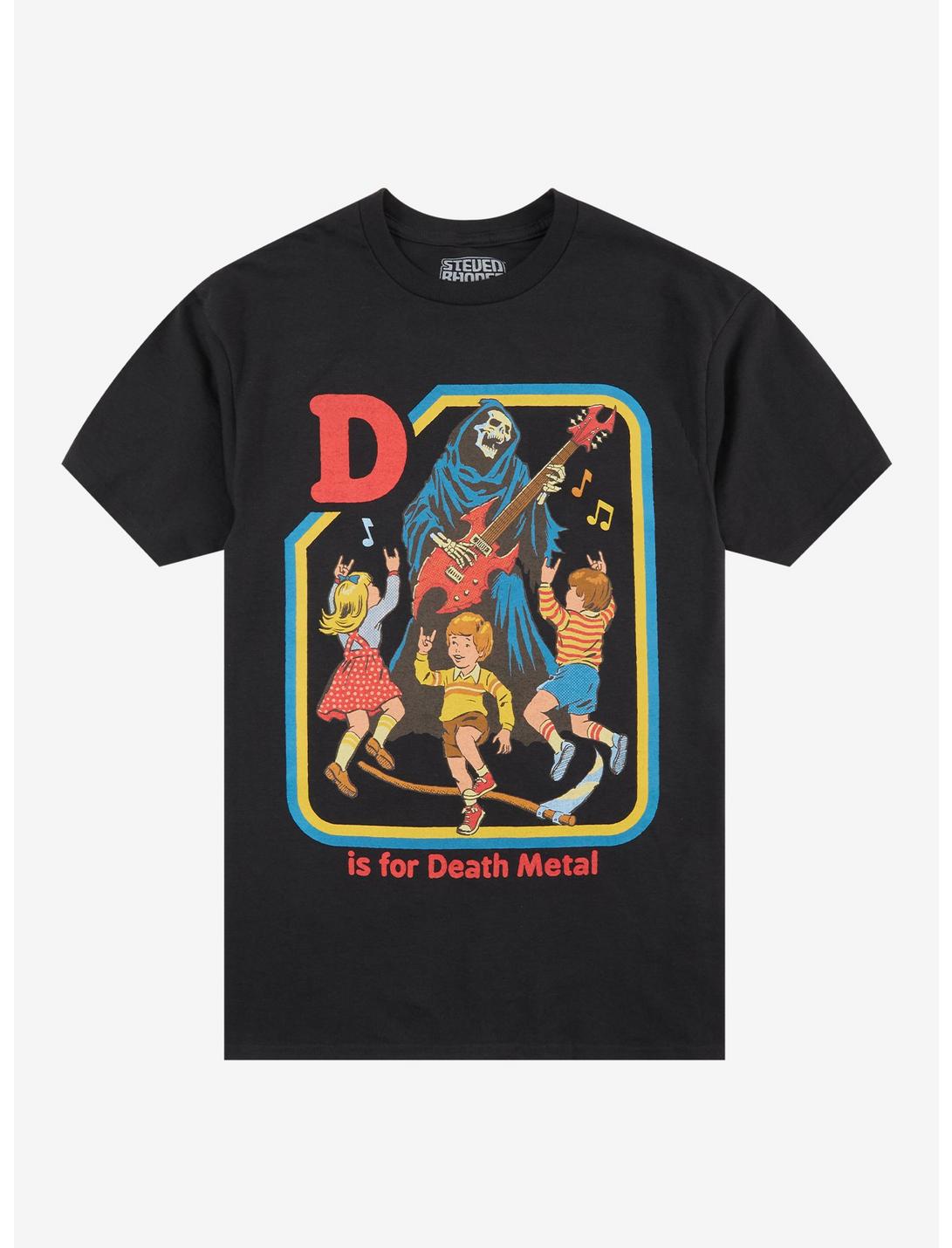 D Is For Death Metal T-Shirt By Steven Rhodes