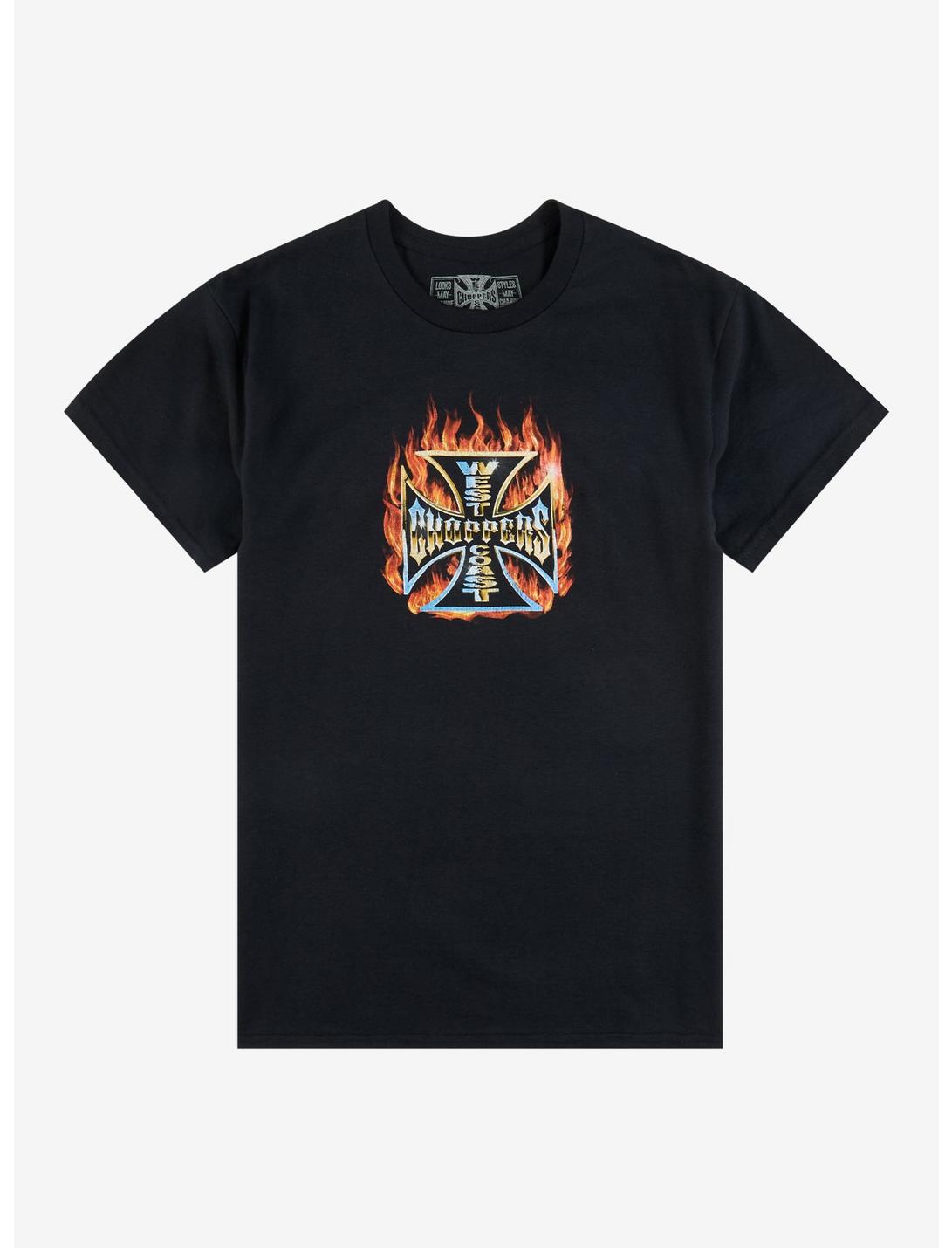 West Coast Choppers Flame Logo T-Shirt