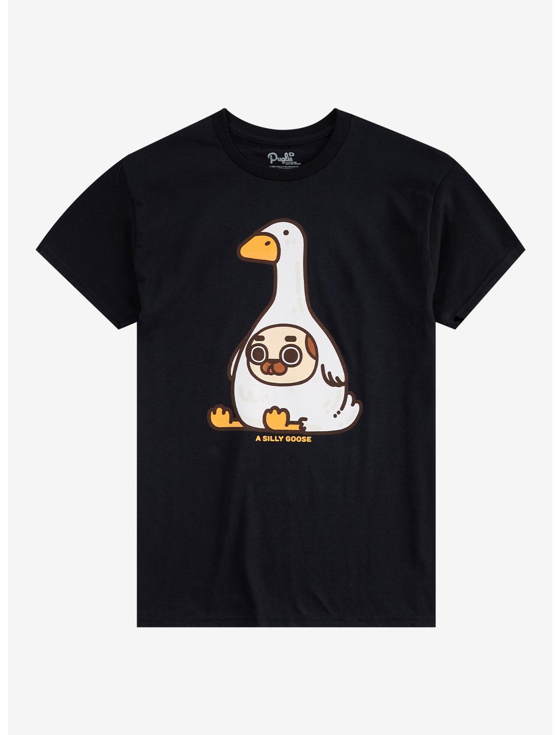 Puglie Pug Silly Goose T-Shirt