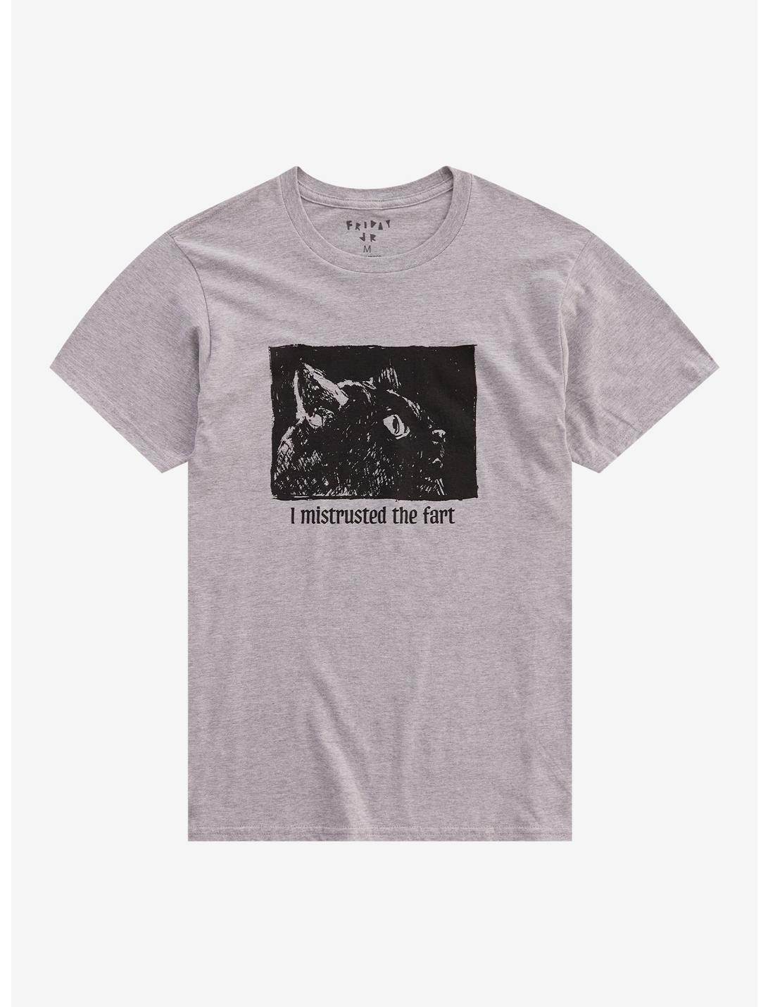 T-shirt « Le chat s'est méfié du pet » par Friday Jr.