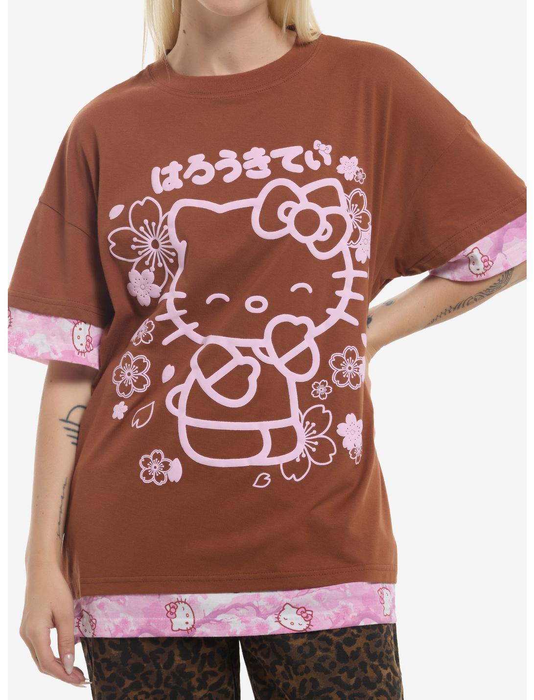 Hello Kitty Sakura Layered T-Shirt