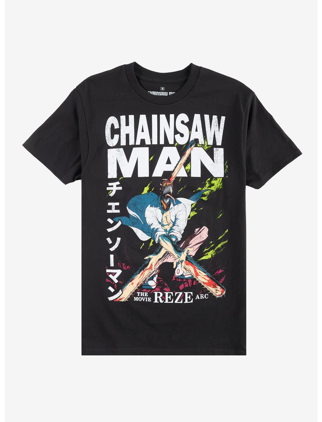 Chainsaw Man The Movie: Reze Arc Splatter Poster T-Shirt