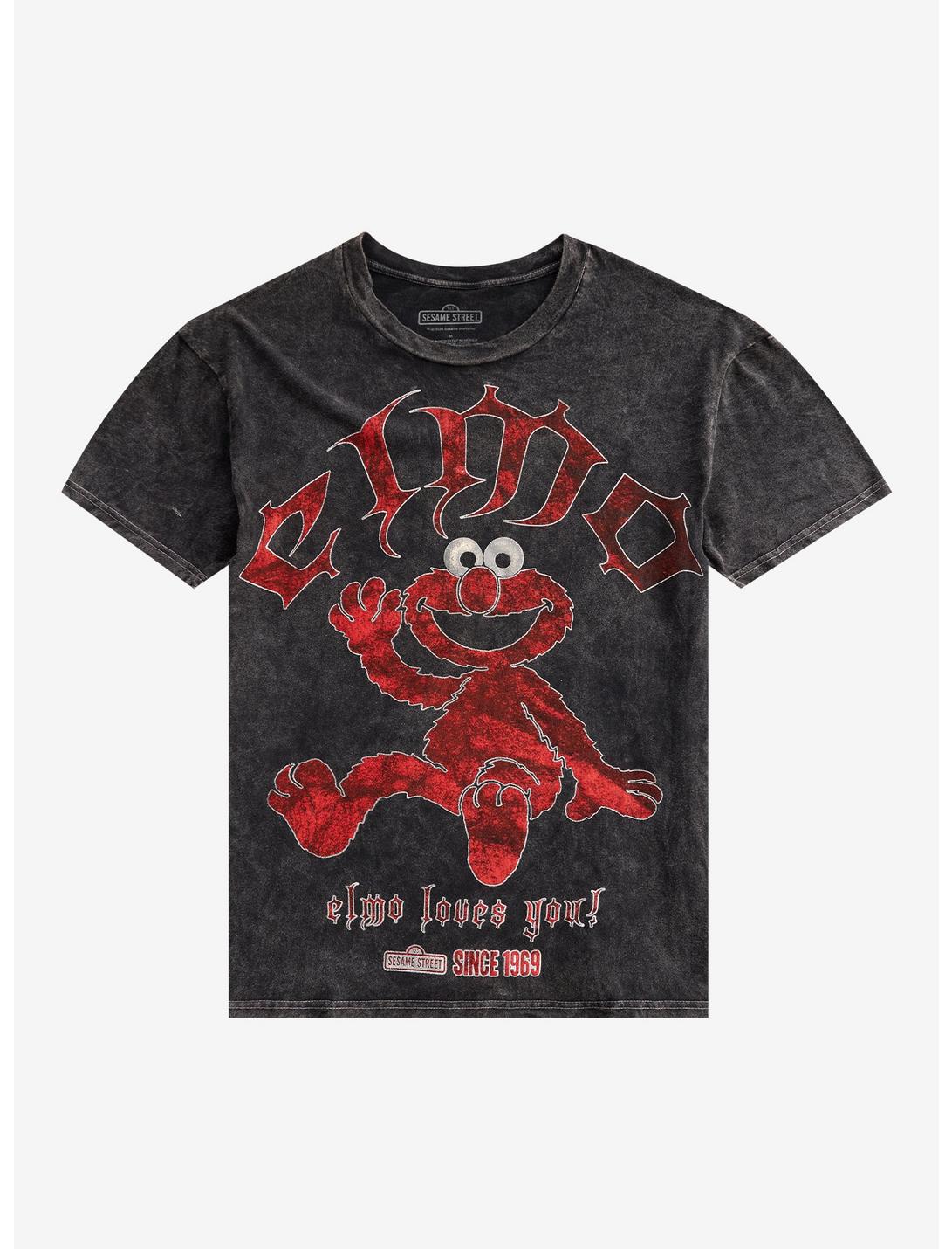 Sesame Street Elmo Metal T-Shirt