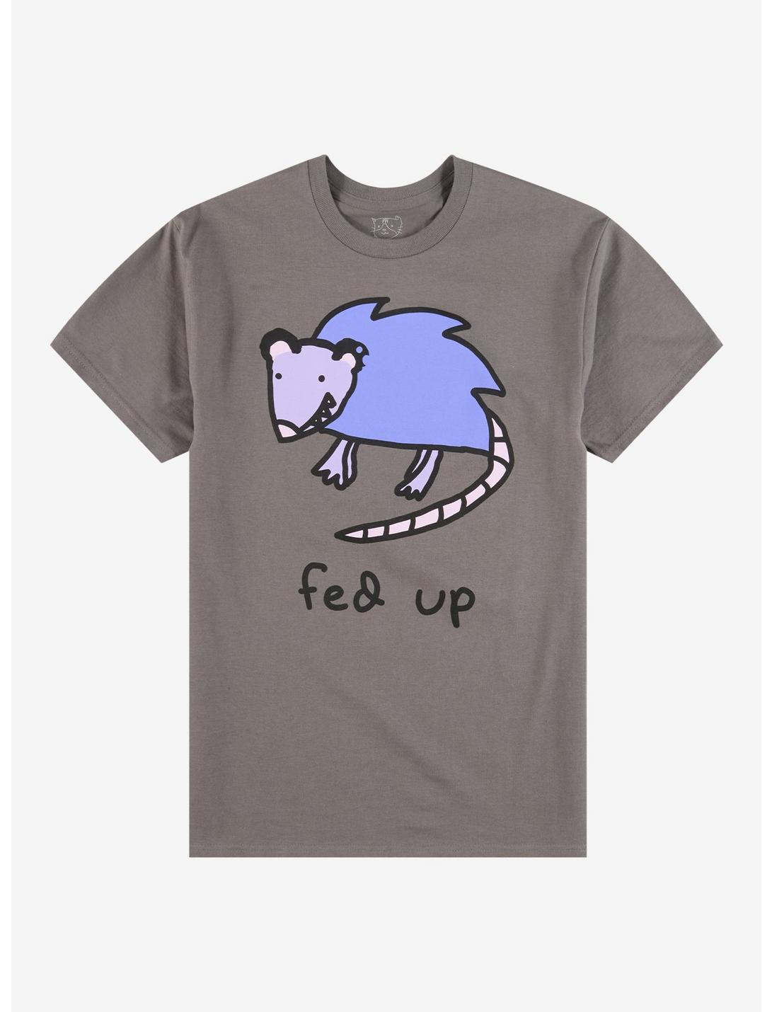 Fed Up Possum T-Shirt By Fautbarb