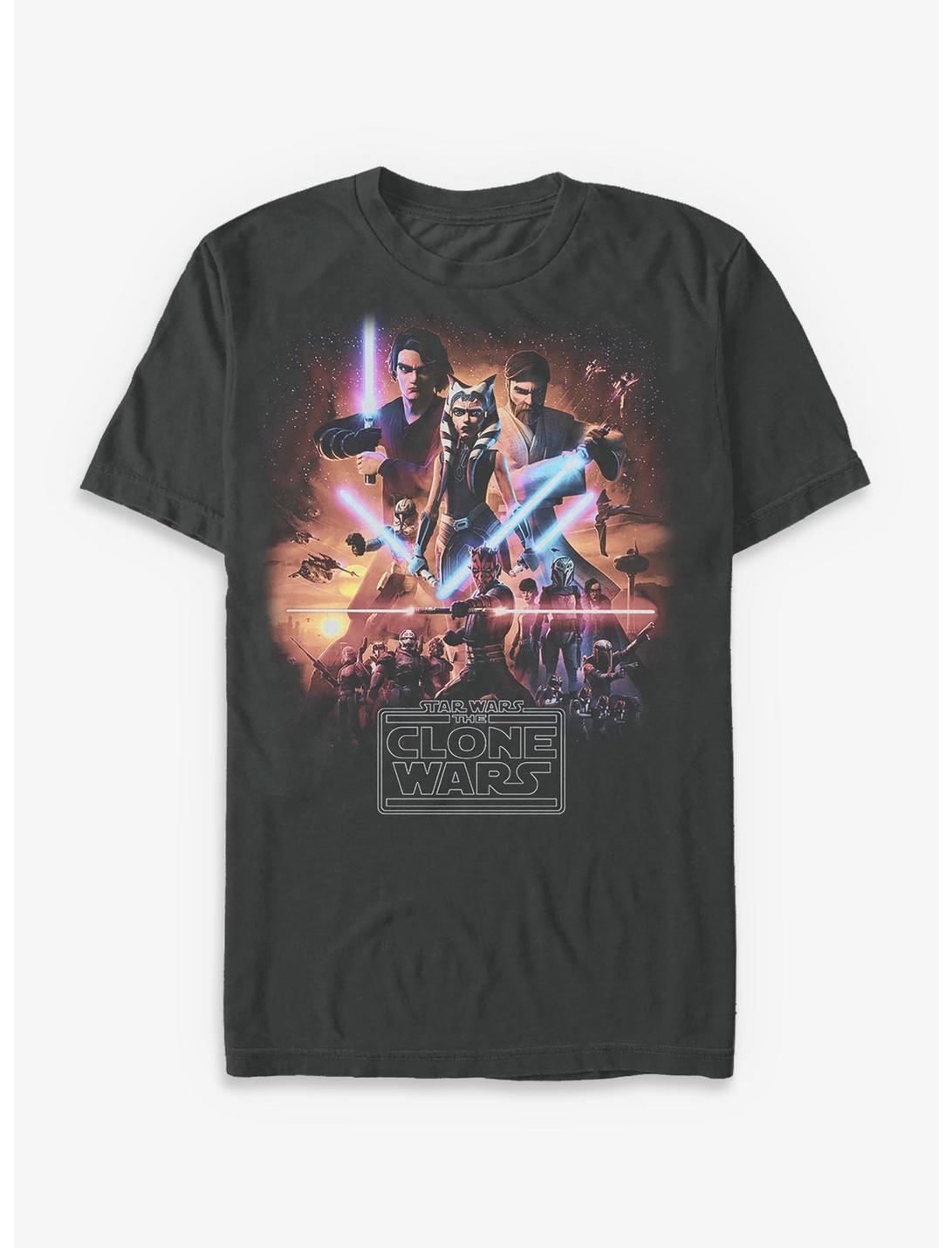T-shirt poster Star Wars: The Clone Wars