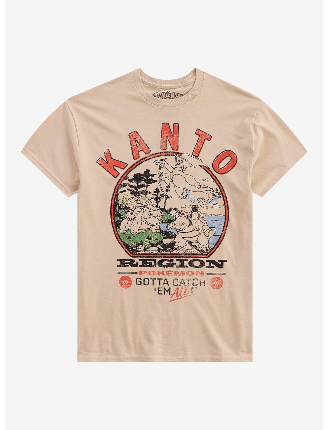 T-shirt Région de Kanto Pokémon