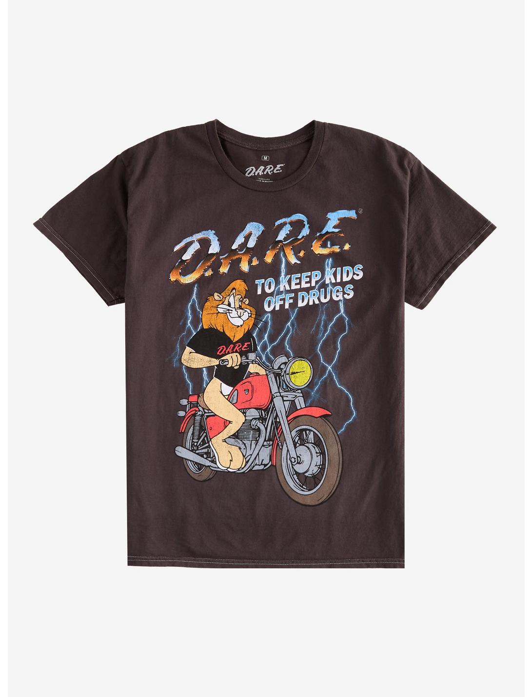 D.A.R.E. Lion Motorcycle T-Shirt