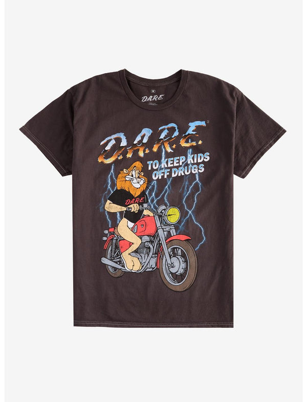 D.A.R.E. Lion Motorcycle T-Shirt