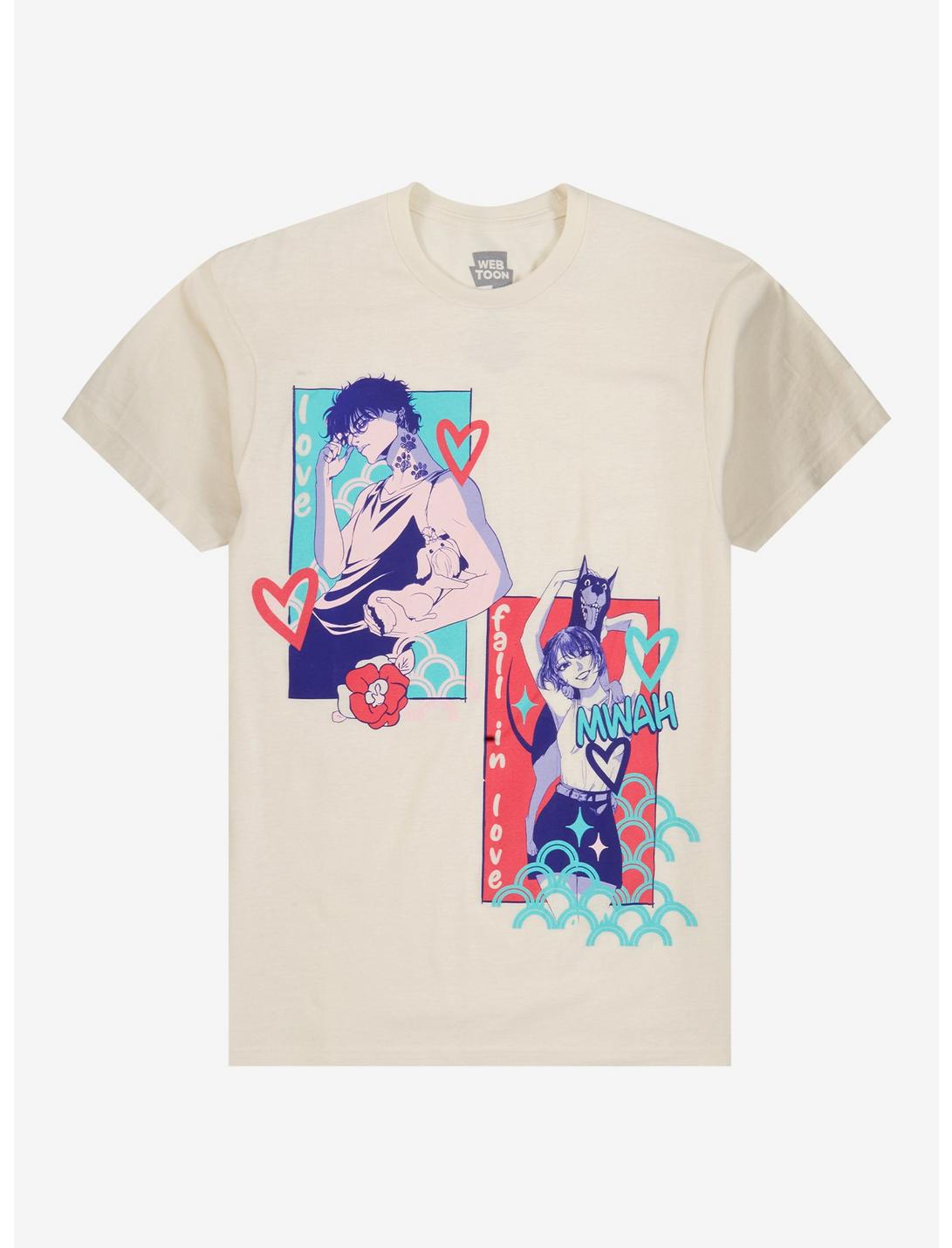 WEBTOON Love 4 A Walk Tonal Panels T-Shirt
