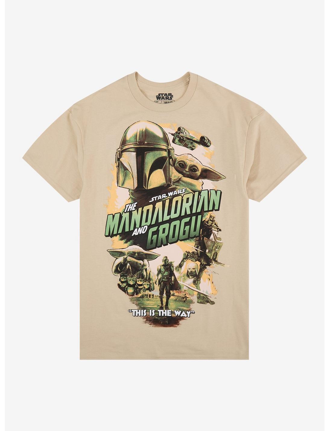 T-shirt affiche Star Wars The Mandalorian et Grogu