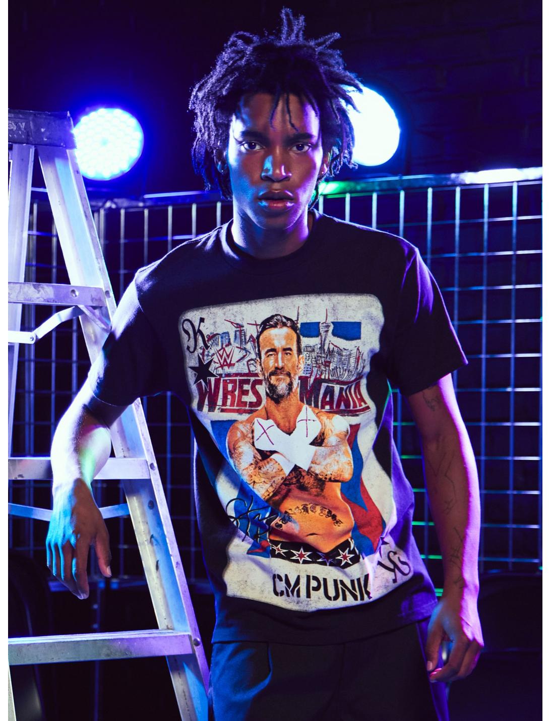 WWE CM Punk WrestleMania Card T-Shirt