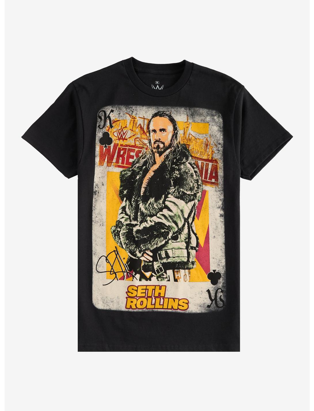 WWE Seth Rollins WrestleMania Card T-Shirt