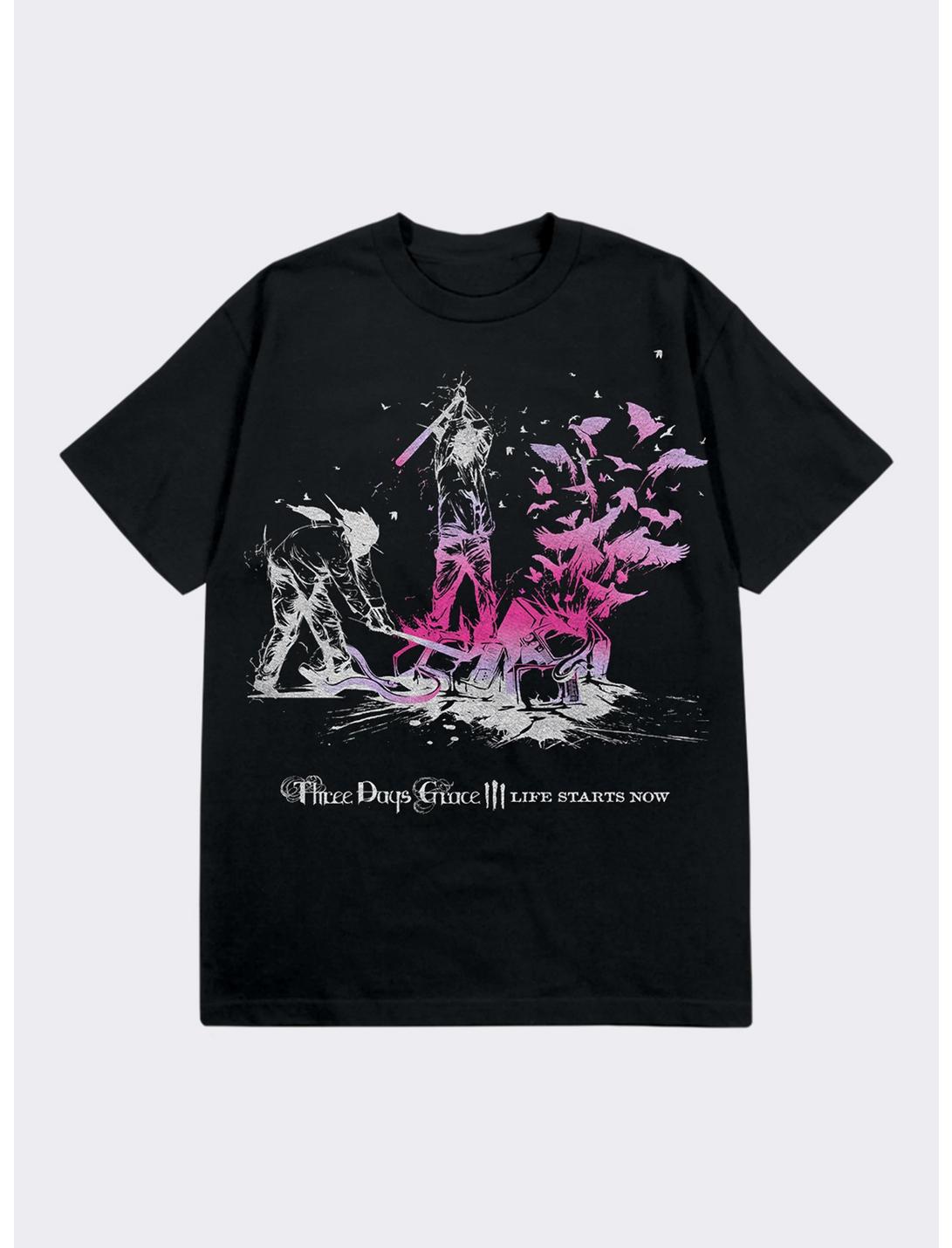 T-shirt Three Days Grace Life Starts Now