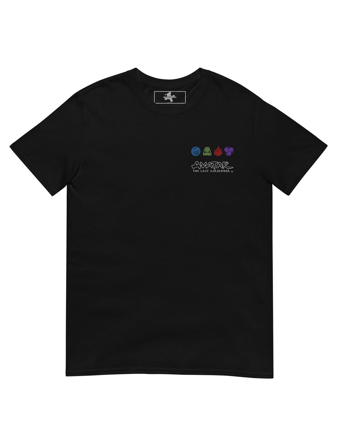 Avatar: The Last Airbender Color Elements Embroidered Logo T-Shirt