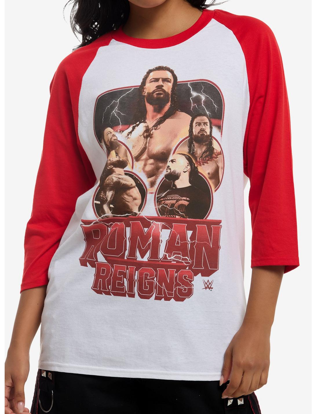 WWE Roman Reigns Collage Raglan T-Shirt