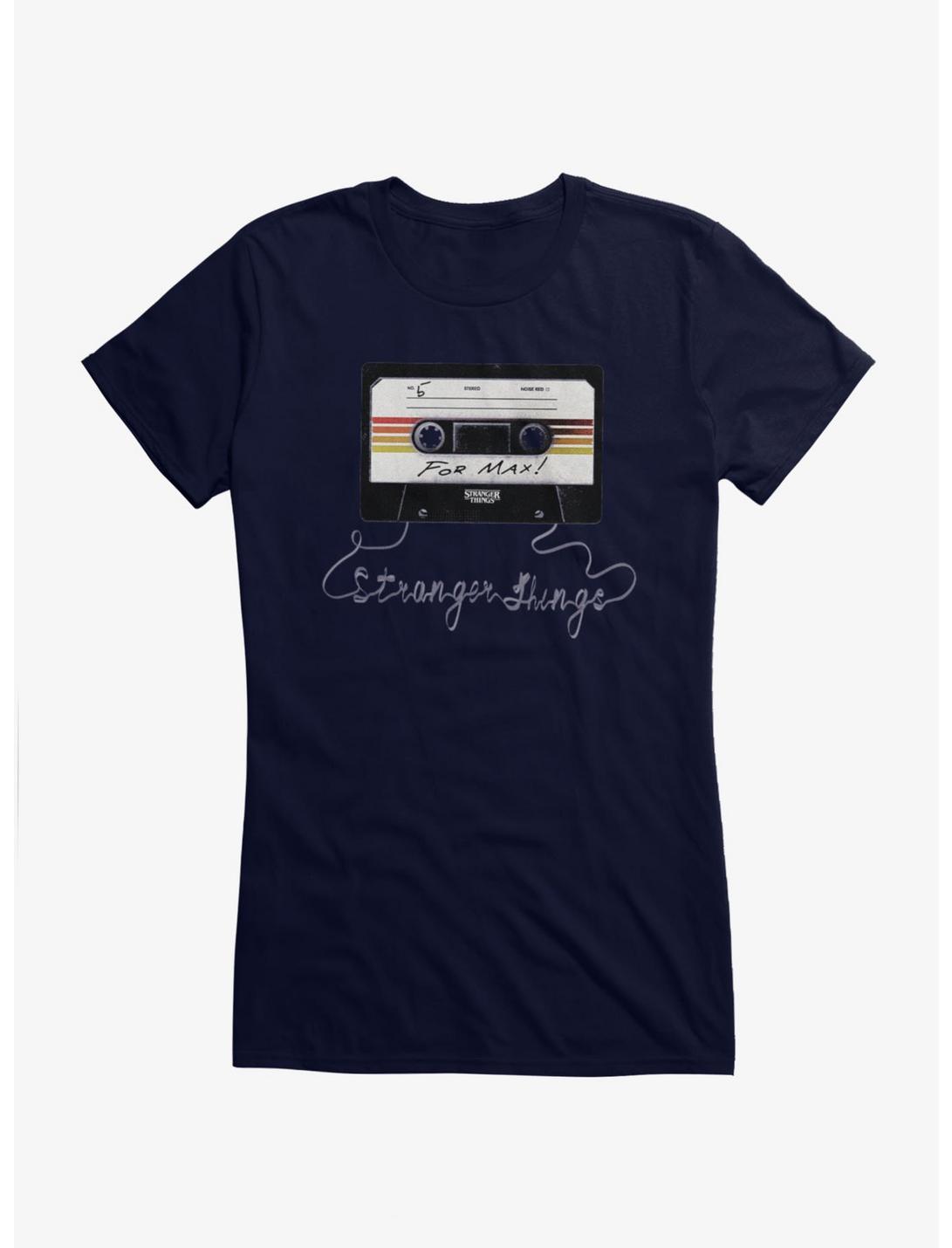 Stranger Things Cassette For Max Girls T-Shirt