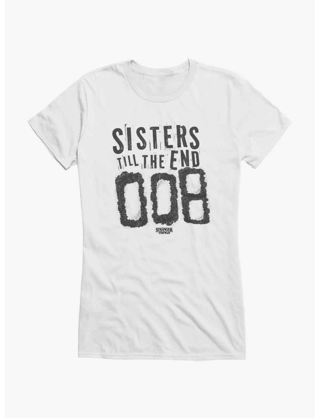 Stranger Things Sisters To The End 008 Girls T-Shirt