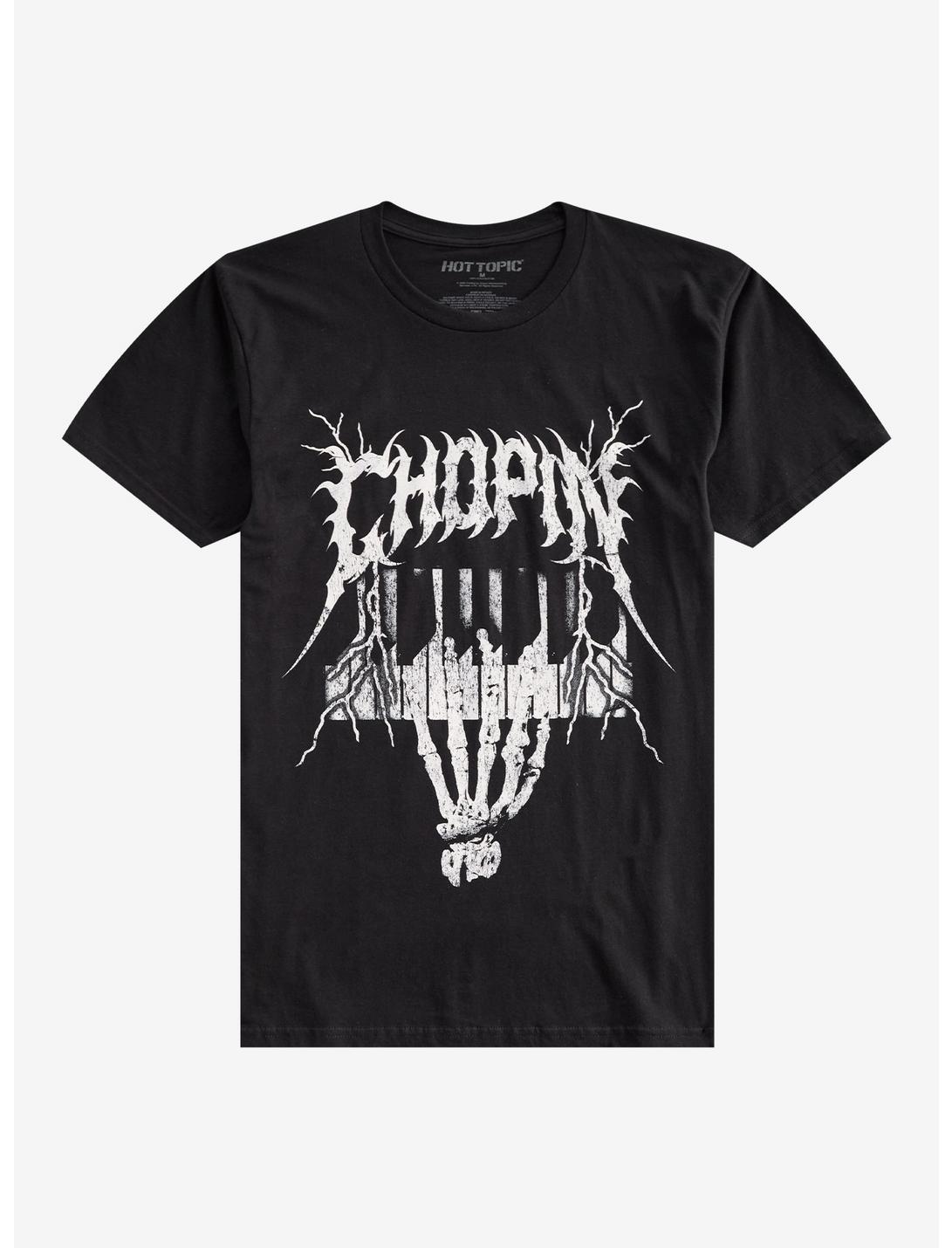 Chopin Piano Metal T-Shirt