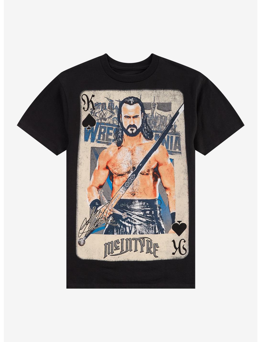WWE Drew McIntyre WrestleMania Card T-Shirt