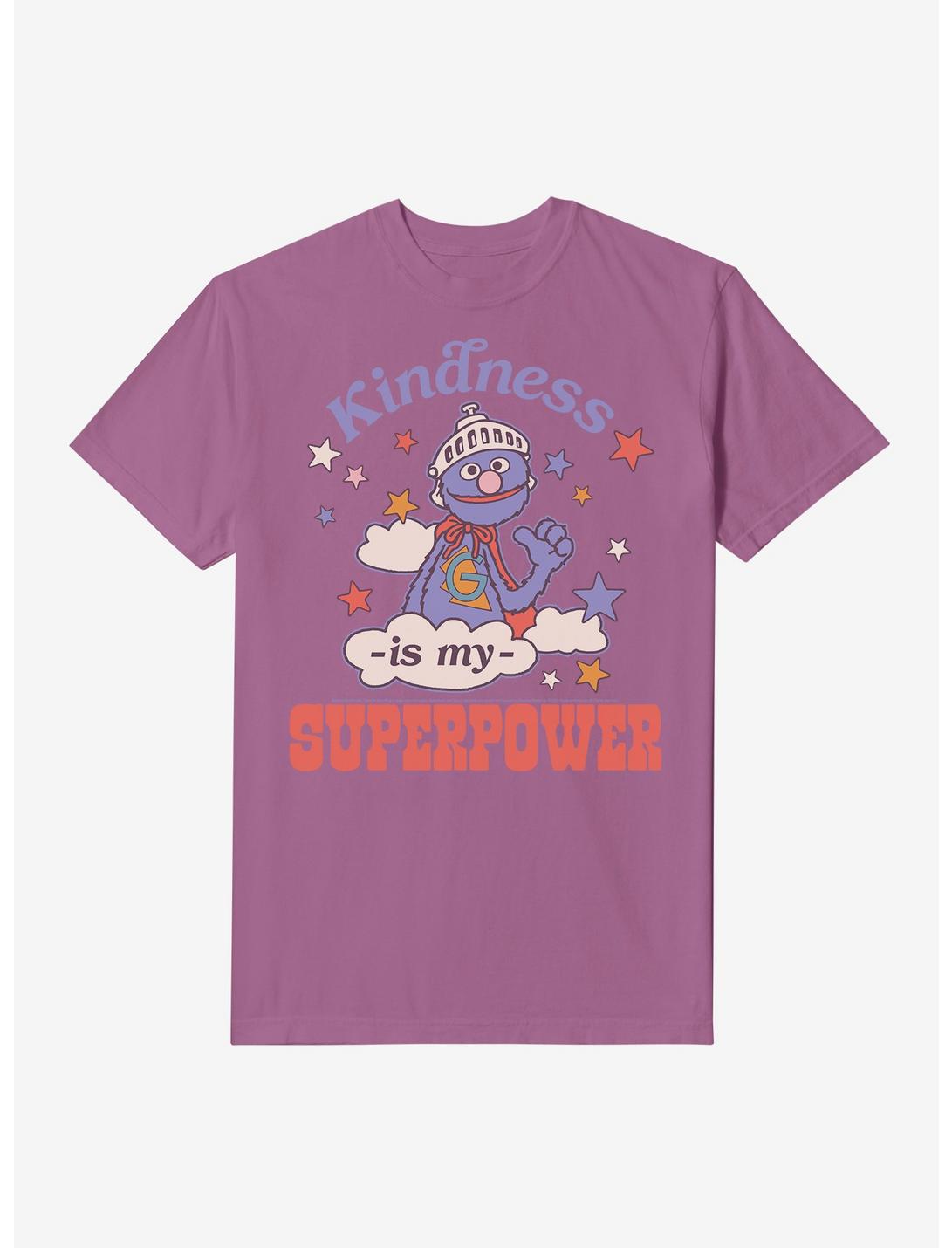 Sesame Street Grover Kindness Is My Superpower Garment-Dyed T-Shirt