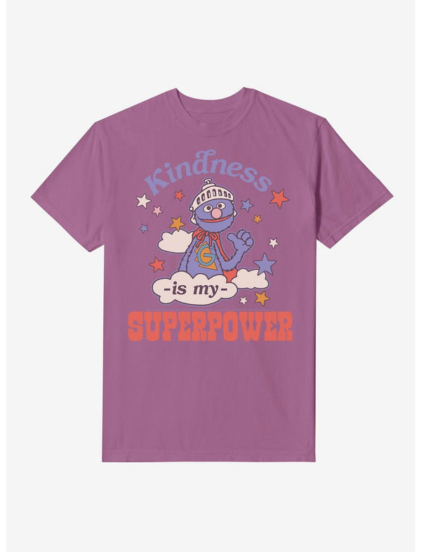 Sesame Street Grover Kindness Is My Superpower Garment-Dyed T-Shirt