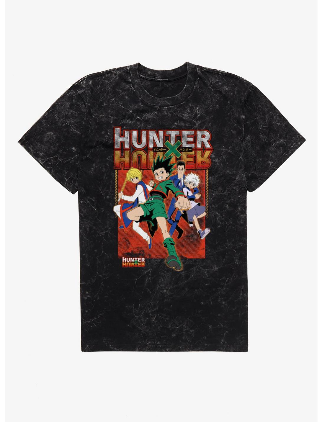 Hunter X Hunter Group Attack Mineral Wash T-Shirt