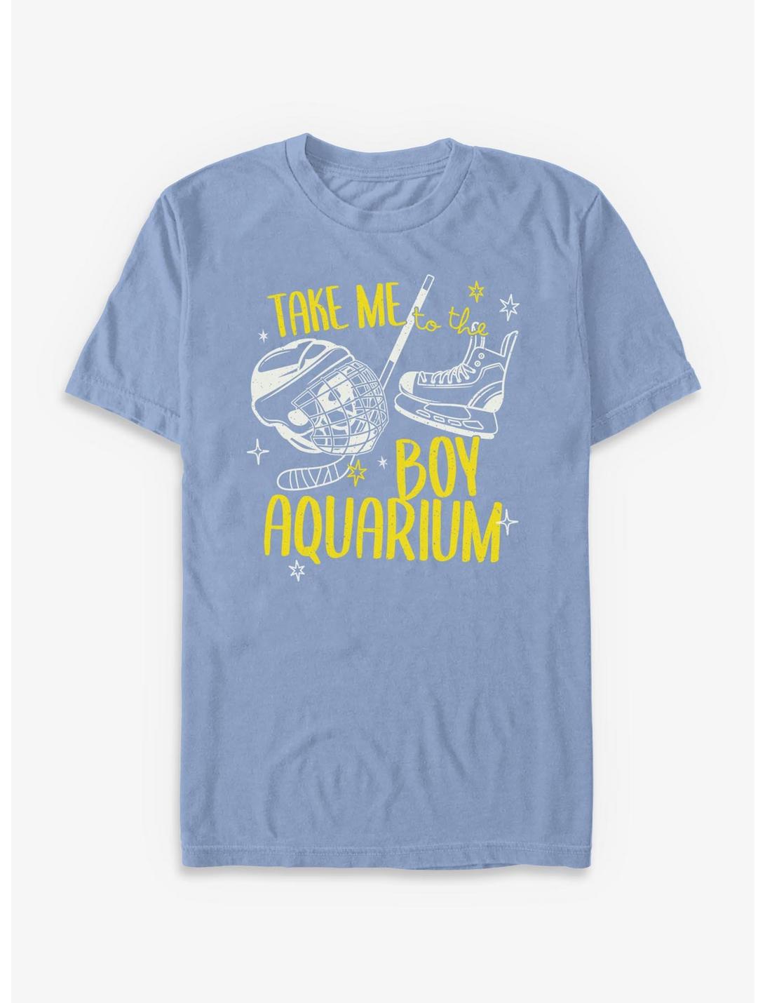 Hockey Take Me To The Boy Aquarium Garment Dye T-Shirt