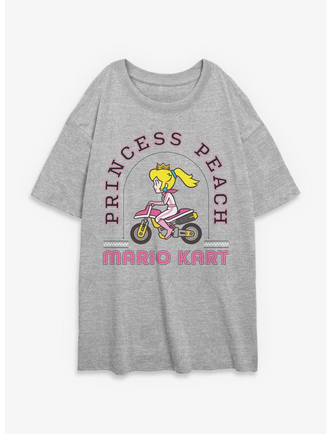 Nintendo Princess Peach Kart Girls Oversized T-Shirt