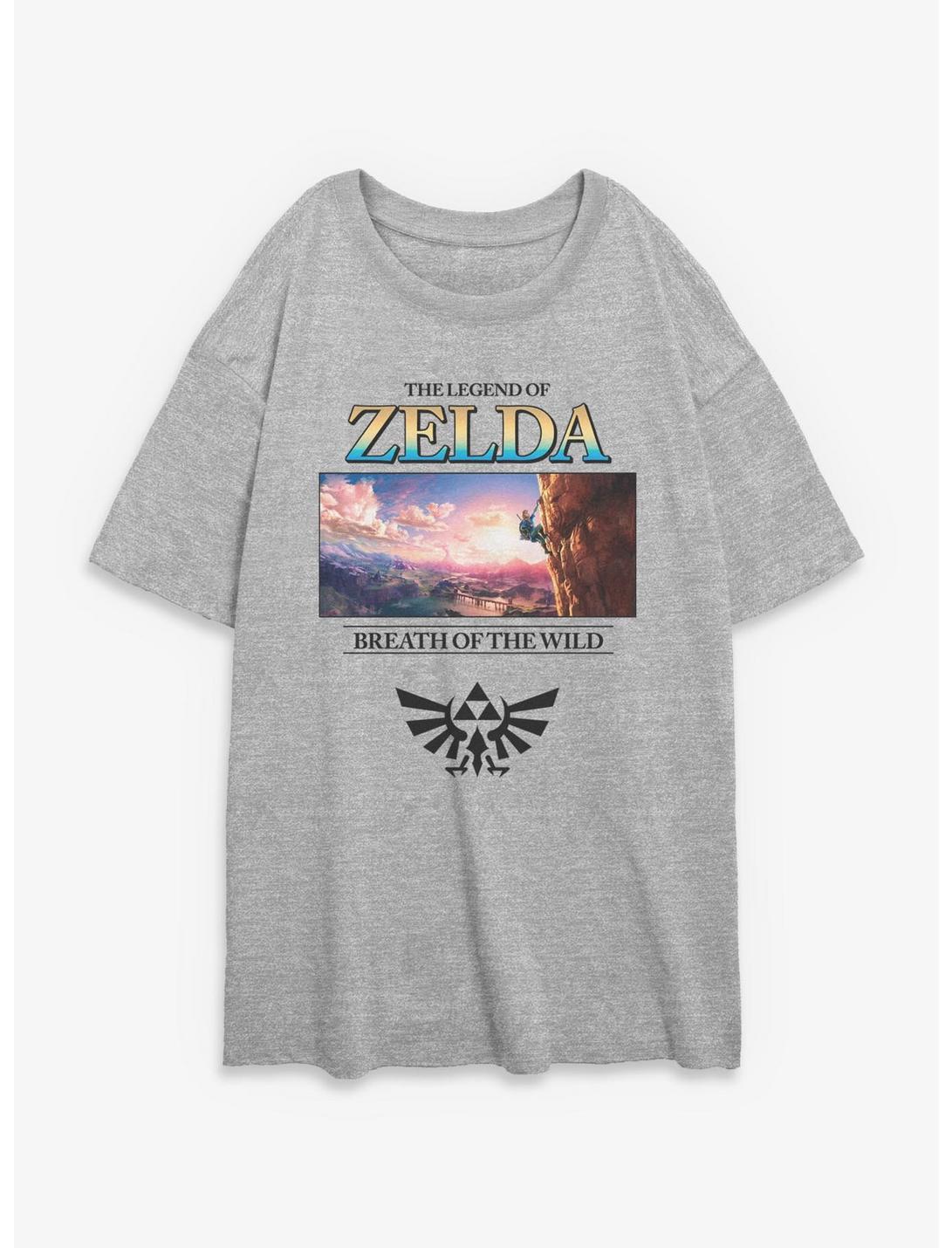 Nintendo The Legend Of Zelda Breath Of The Wild Girls Oversized T-Shirt